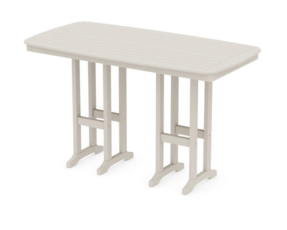 POLYWOOD® Nautical 37" x 72" Bar Table in Sand