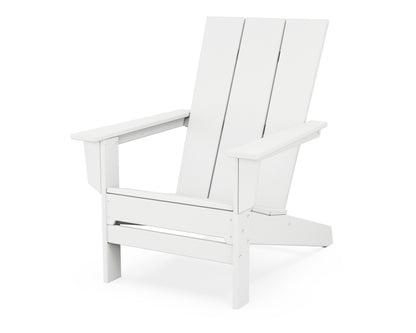 POLYWOOD® Modern Studio Adirondack Chair in White