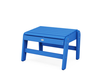 POLYWOOD® Grand Upright Adirondack Ottoman in Pacific Blue