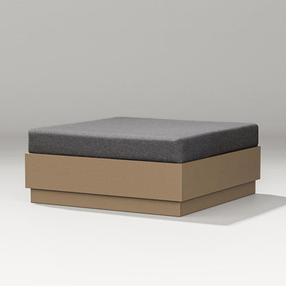 PW Designer Series Elevate Lounge Ottoman in Vintage Sahara / Ash Charcoal