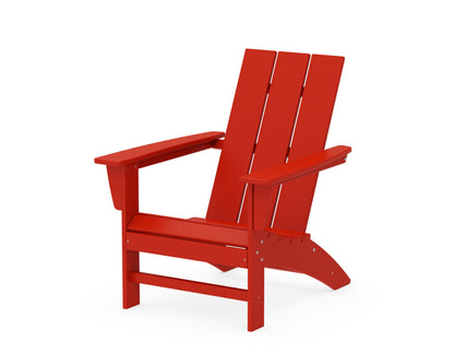 POLYWOOD® Modern Adirondack Chair in Sunset Red