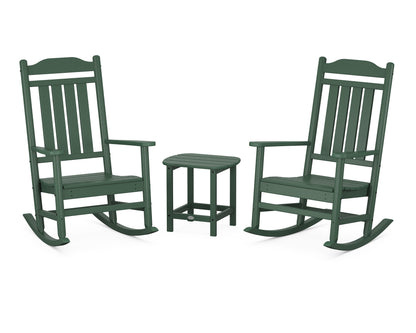 Country Living Cottage Legacy Rocking Chair 3-Piece Set in Green