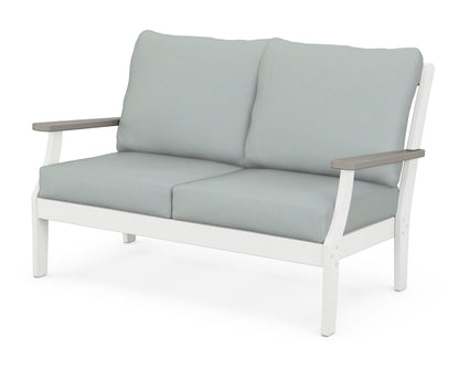 Braxton Deep Seating Loveseat - White