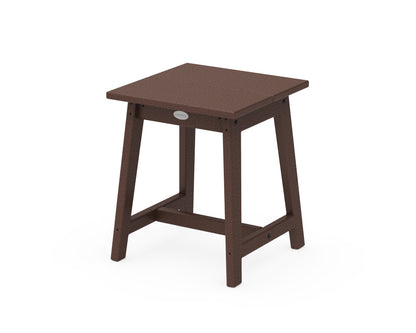 POLYWOOD® Studio Side Table  in Mahogany