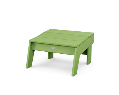 POLYWOOD® Modern Studio Ottoman in Lime