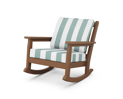 Chippendale Deep Seating Rocking Chair - Teak