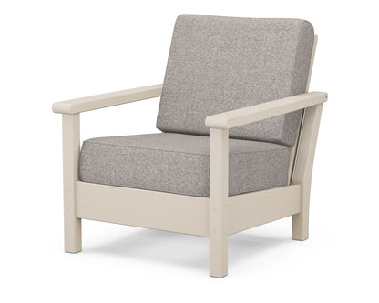 POLYWOOD® Harbour Deep Seating Chair in Sand / Weathered Tweed