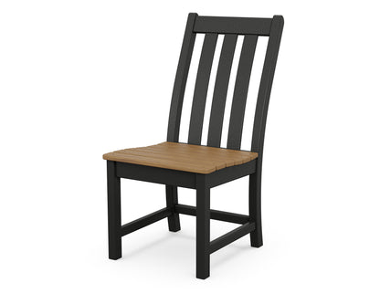 POLYWOOD® Vineyard Dining Side Chair in Black / Natural