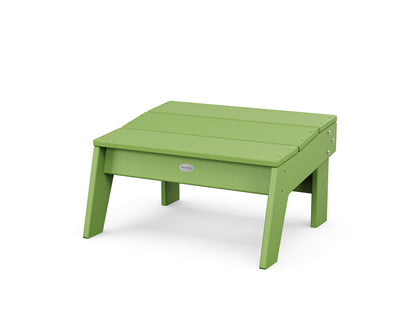 POLYWOOD® Modern Studio Oversized Ottoman in Lime
