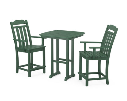 Country Living Cottage 3-Piece Counter Set in Green