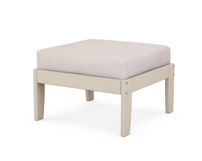 Unbranded Modular Ottoman - Classic in Sand / Dune Burlap
