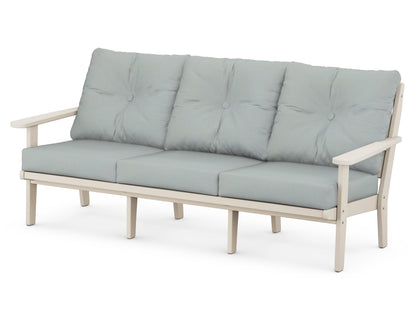 POLYWOOD® Lakeside Deep Seating Sofa in Sand / Spa