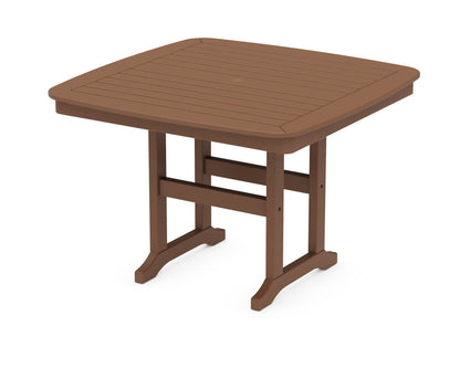 POLYWOOD® Nautical 44" Dining Table in Teak