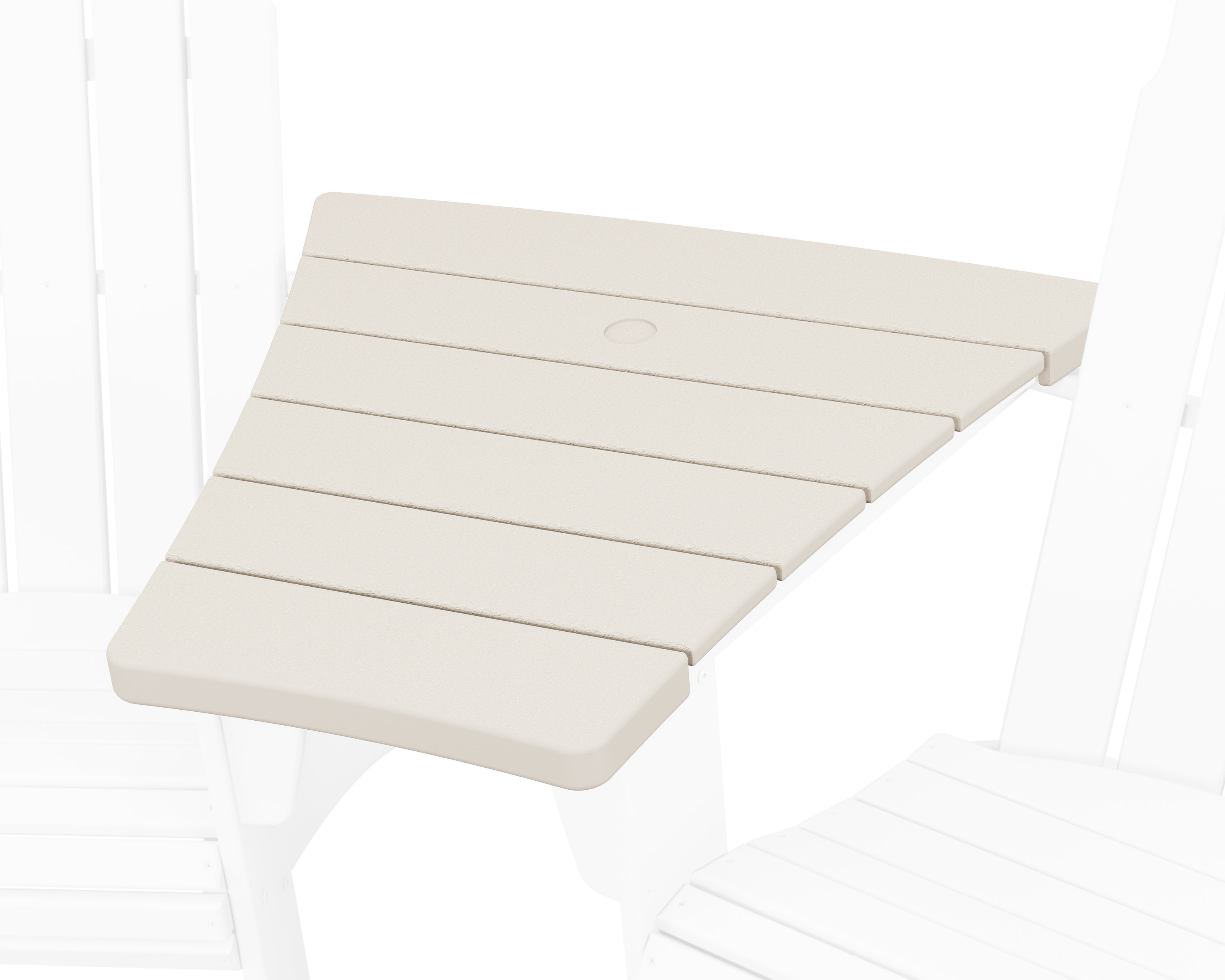 POLYWOOD® 600 Series Angled Adirondack Connecting Table in Sand