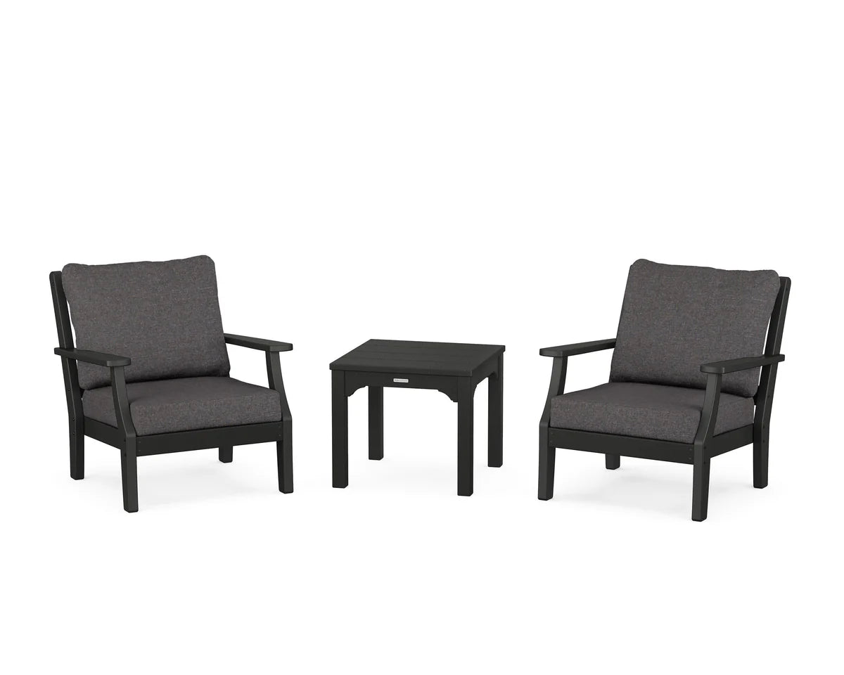 Chinoiserie 3-Piece Deep Seating Set