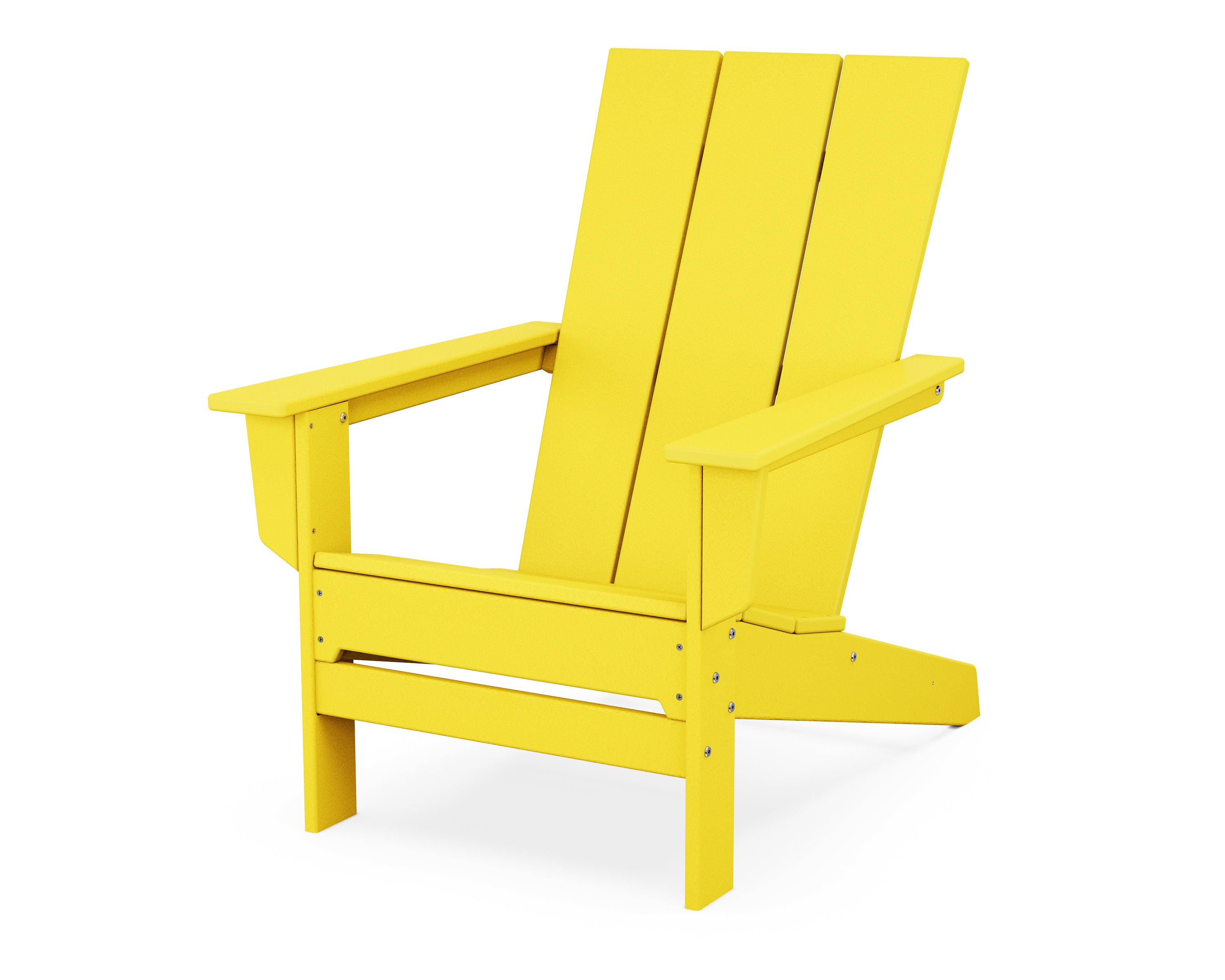 POLYWOOD® Modern Studio Adirondack Chair in Lemon
