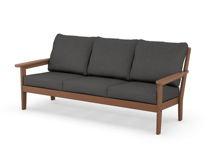 Country Living Cottage Deep Seating Sofa in Teak / Spectrum Carbon