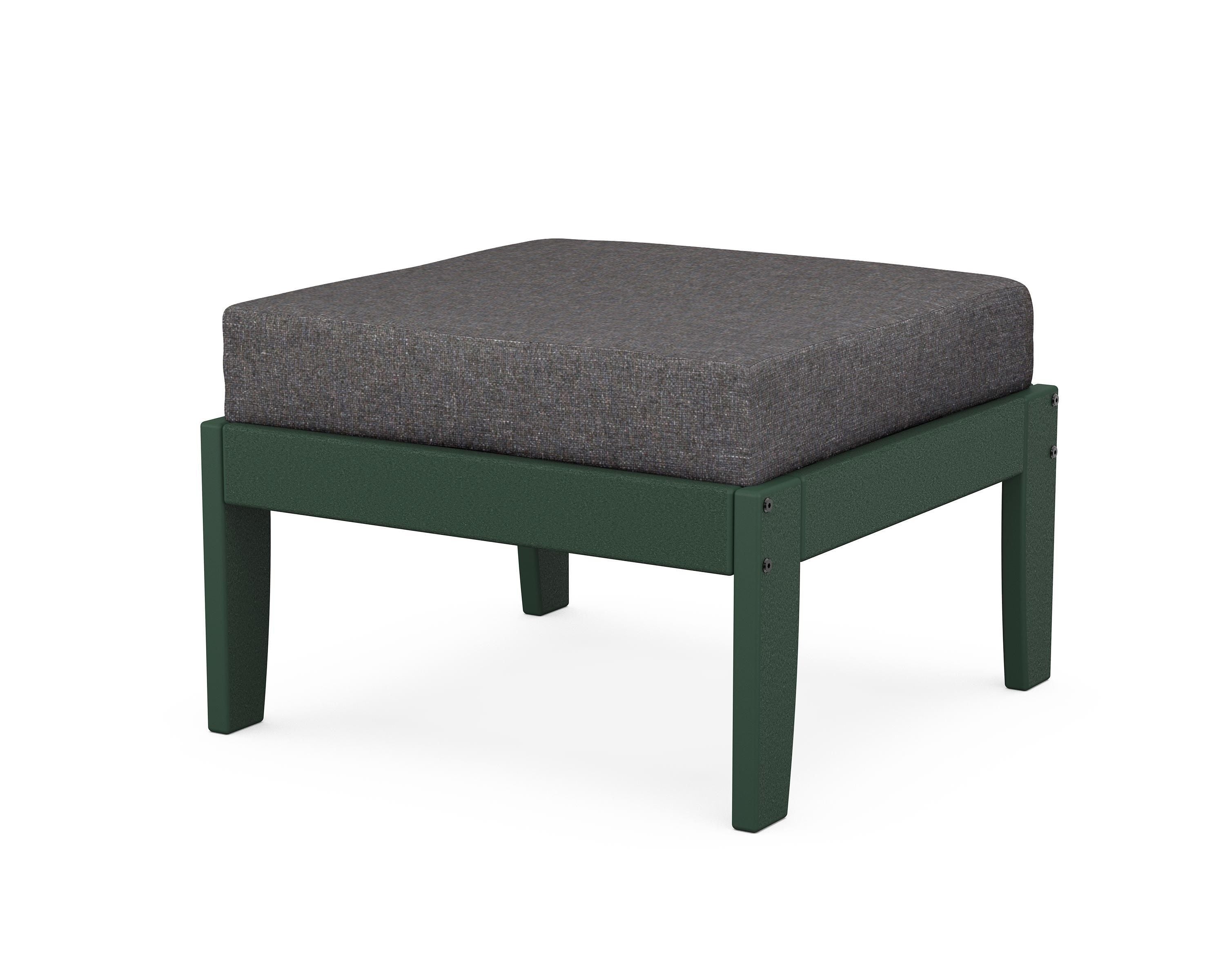 Unbranded Modular Ottoman - Classic in Green / Ash Charcoal