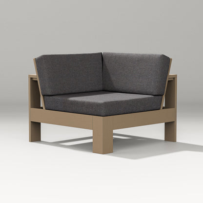 PW Designer Series Latitude Modular Corner Chair in Vintage Sahara / Ash Charcoal