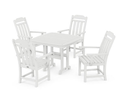 Country Living Cottage 5-Piece Dining Set in White