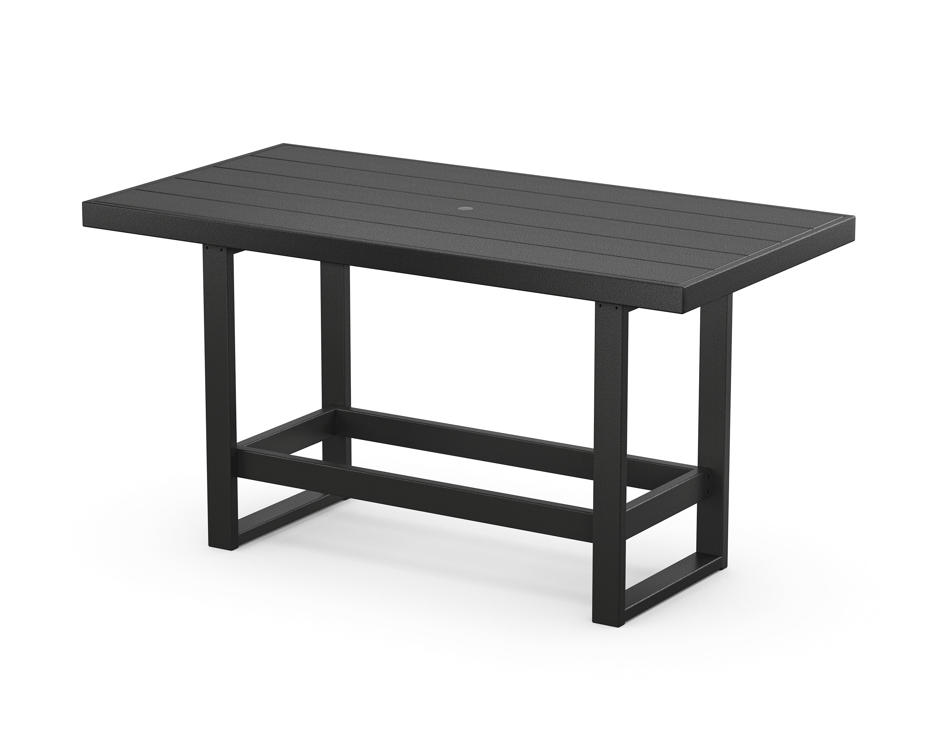POLYWOOD® EDGE 40" x 78" Bar Table in Black