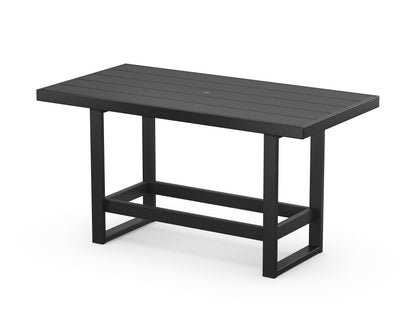 POLYWOOD® EDGE 40" x 78" Bar Table in Black