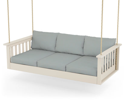 POLYWOOD® Vineyard Daybed Swing in Sand / Spa