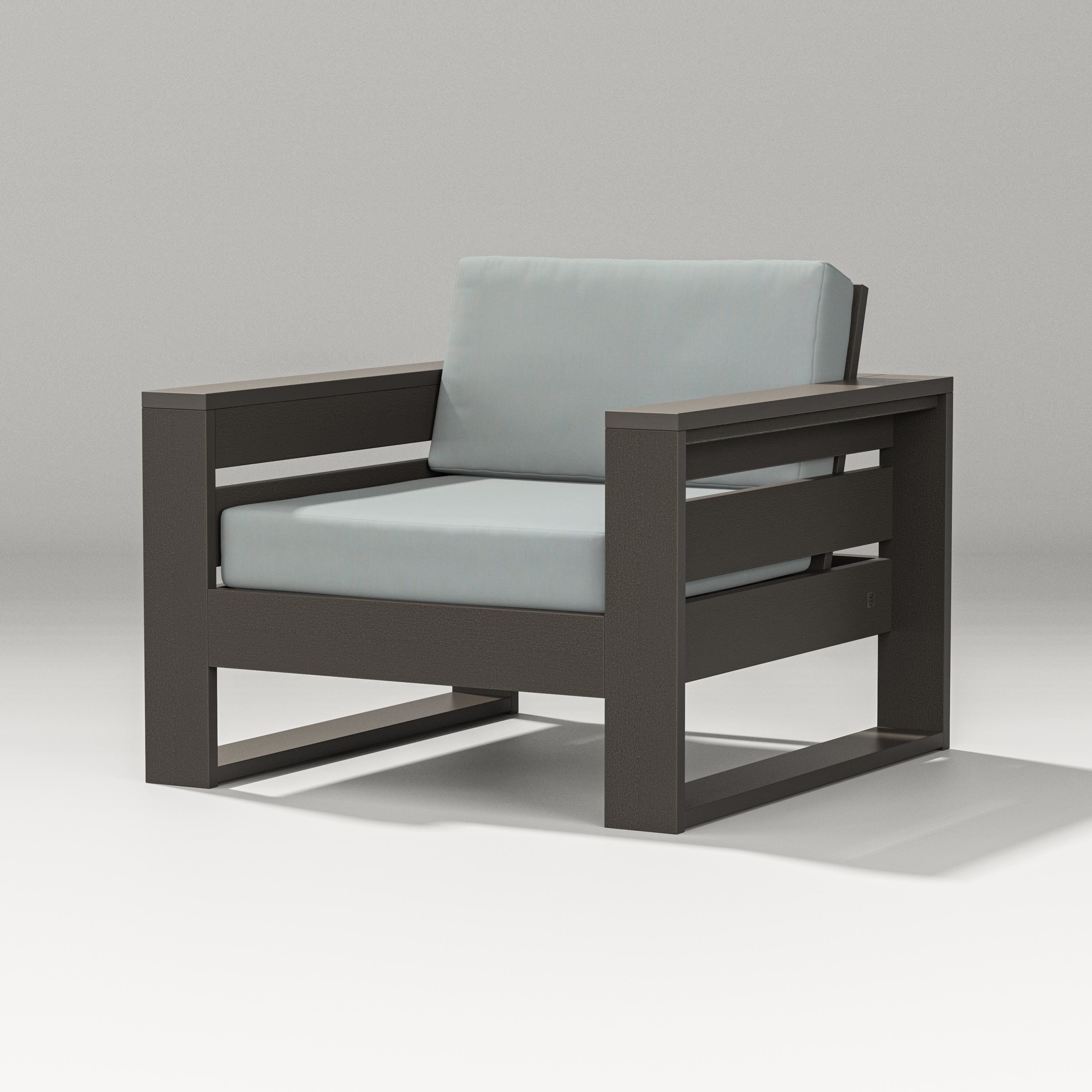 PW Designer Series Latitude Lounge Chair in Vintage Coffee / Spa