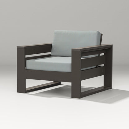 PW Designer Series Latitude Lounge Chair in Vintage Coffee / Spa