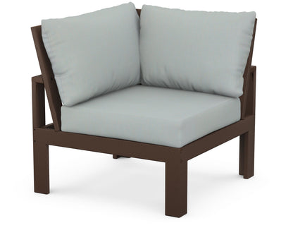 Unbranded Modular Corner Chair in Mahogany / Spa