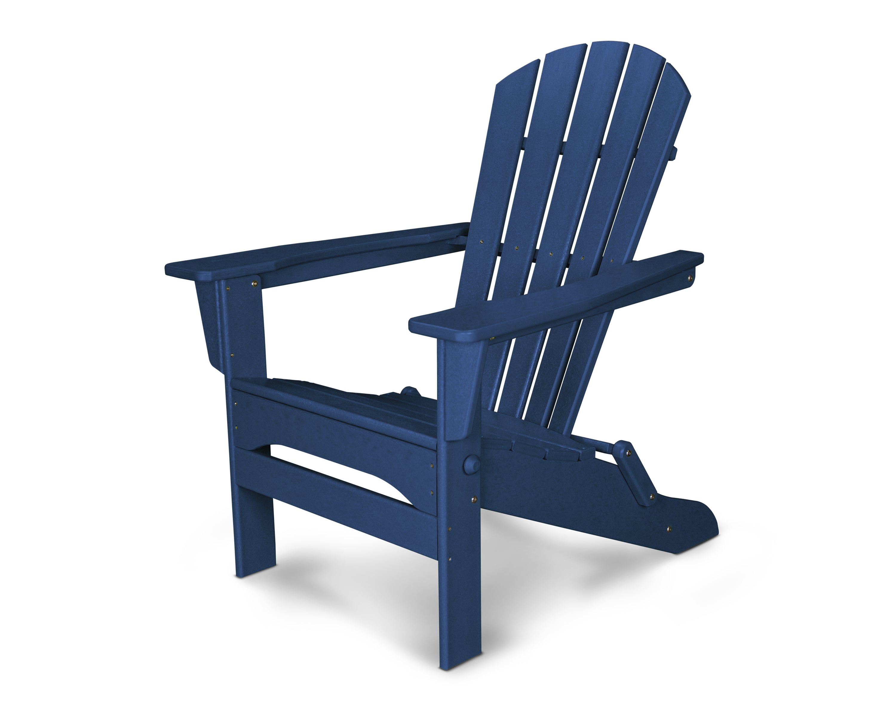 POLYWOOD® Palm Coast Folding Adirondack in Navy
