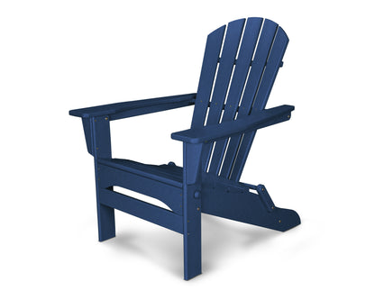 POLYWOOD® Palm Coast Folding Adirondack in Navy