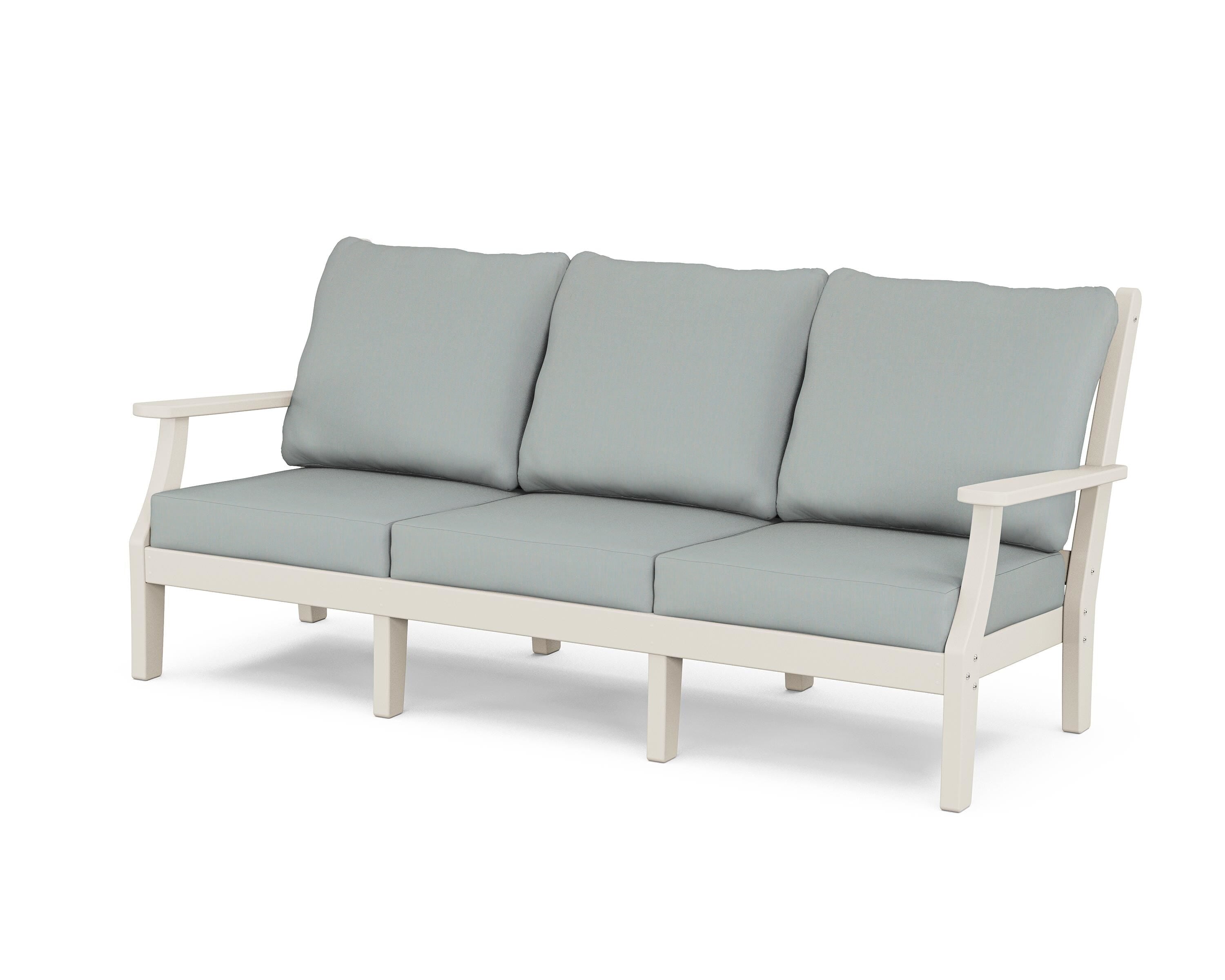 Country Living Wovendale Deep Seating Sofa in Sand / Spa