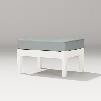 PW Designer Series Estate Lounge Ottoman in Vintage White / Spa