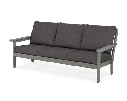 Country Living Cottage Deep Seating Sofa in Slate Grey / Ash Charcoal