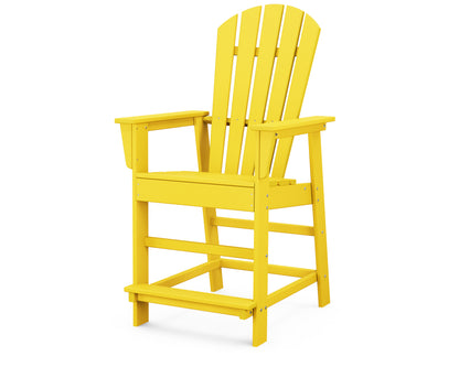POLYWOOD® South Beach Counter Chair in Lemon