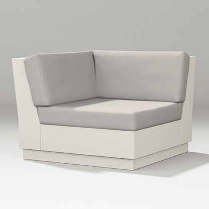 PW Designer Series Elevate Modular Corner Chair in Vintage White / Cast Ash