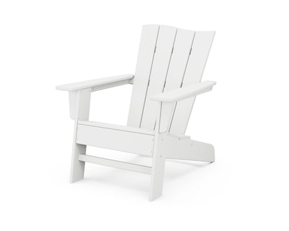 POLYWOOD® The Wave Chair Left in White