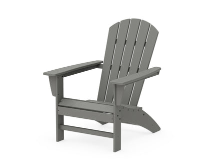 POLYWOOD® Nautical Adirondack Chair in Slate Grey