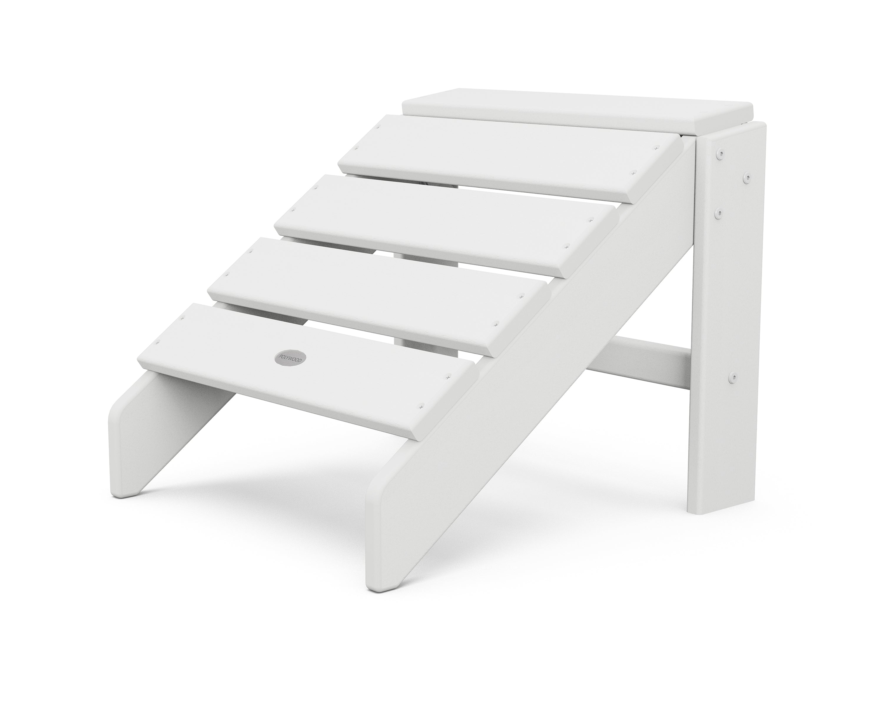 POLYWOOD® South Beach Ottoman in White
