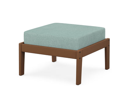 Unbranded Deep Seating Ottoman in Teak / Glacier Spa