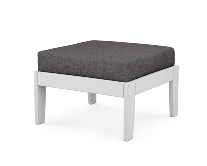 Unbranded Modular Ottoman - Classic in White / Ash Charcoal