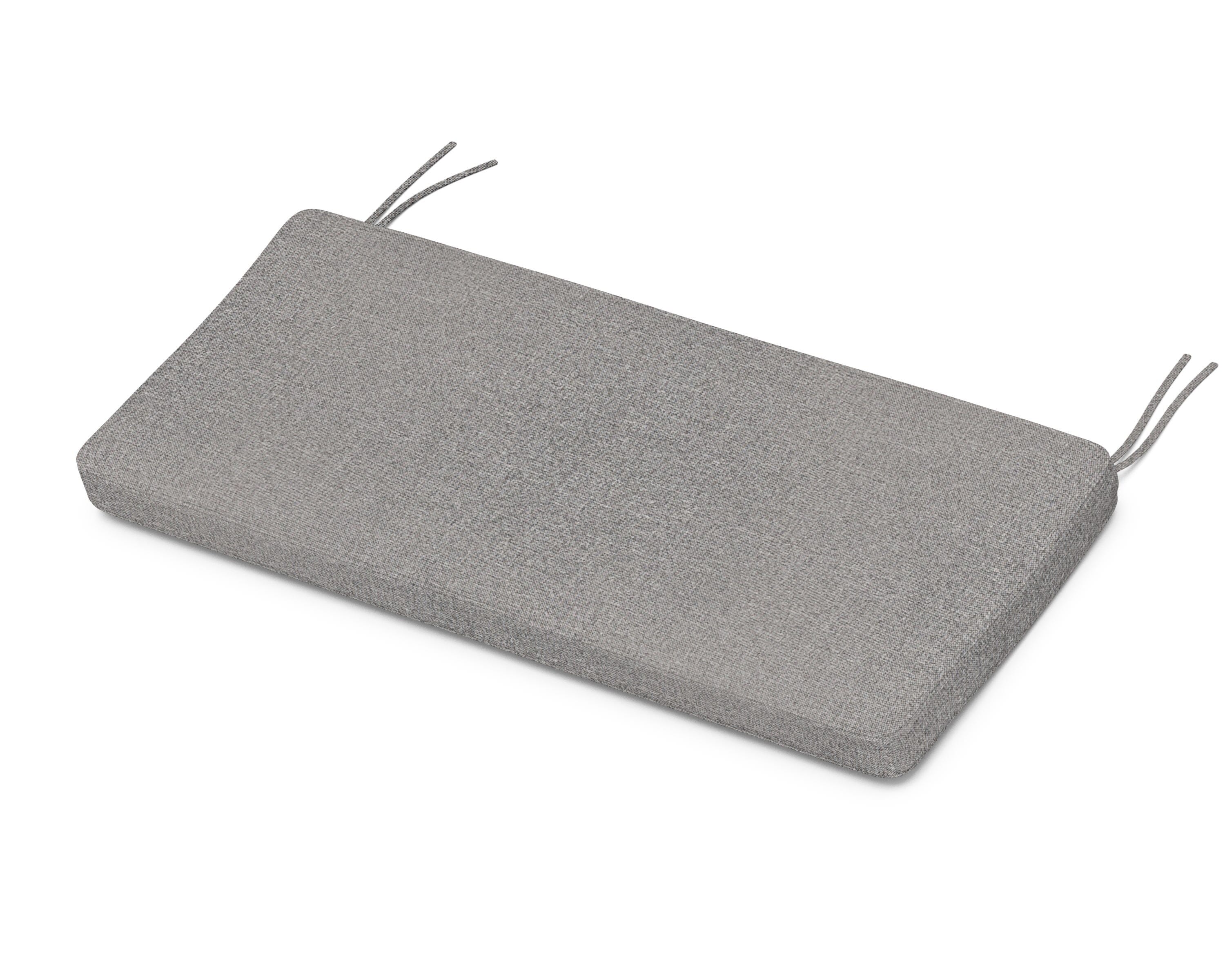 Martha Stewart by POLYWOOD® Chinoiserie Bench Seat Cushion in Grey Mist
