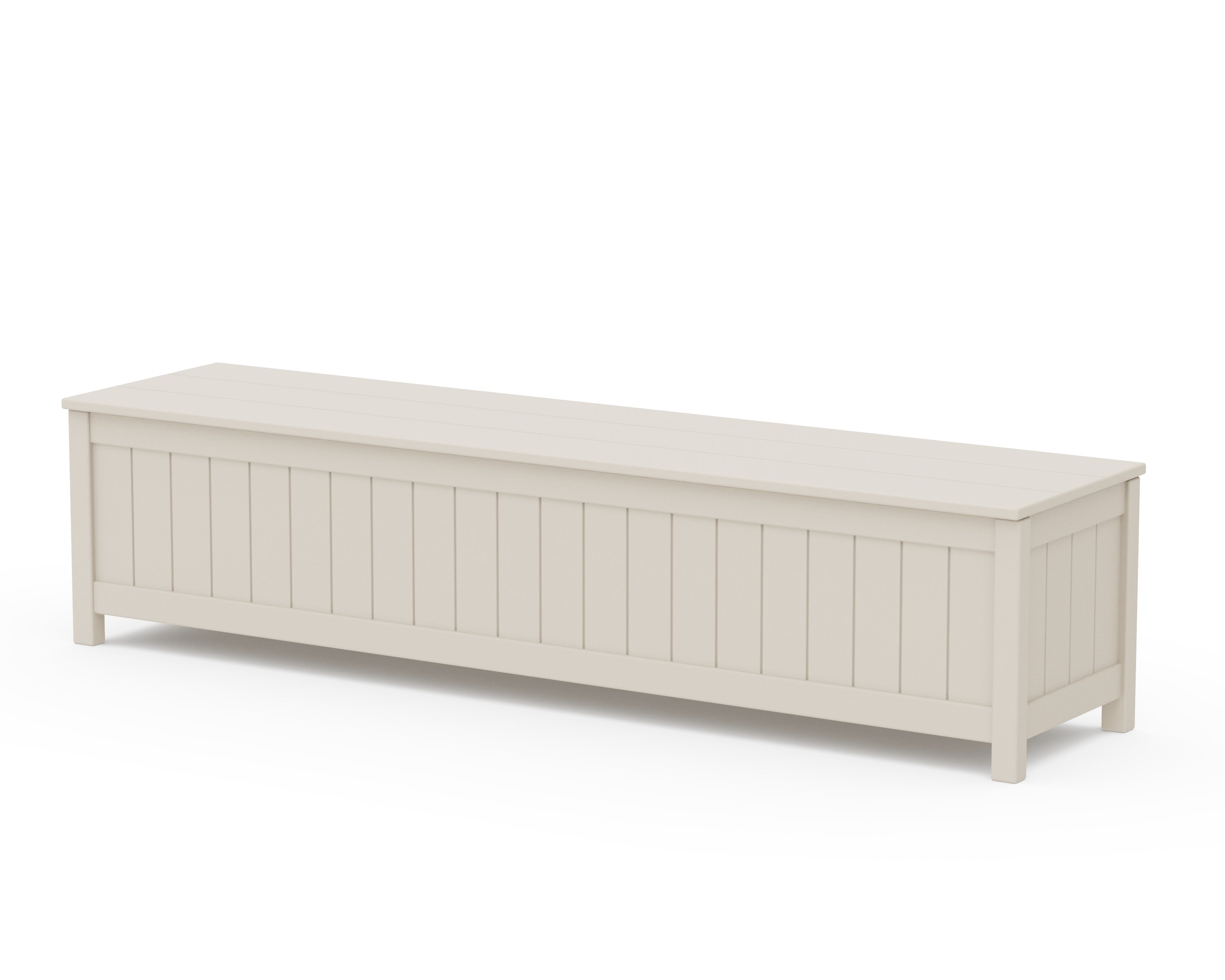POLYWOOD® Vineyard 72" Storage Bench in Sand