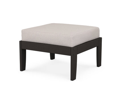 Unbranded Modular Ottoman - Classic in Vintage Coffee / Dune Burlap