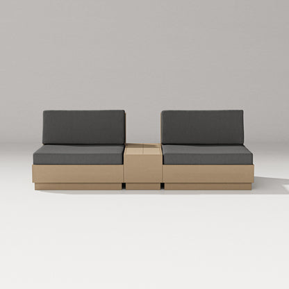 PW Designer Series Elevate Lounge Chair Set in Vintage Sahara / Spectrum Carbon