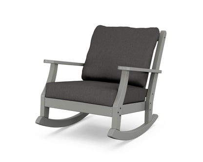 Country Living Wovendale Deep Seating Rocking Chair in Slate Grey / Spectrum Carbon