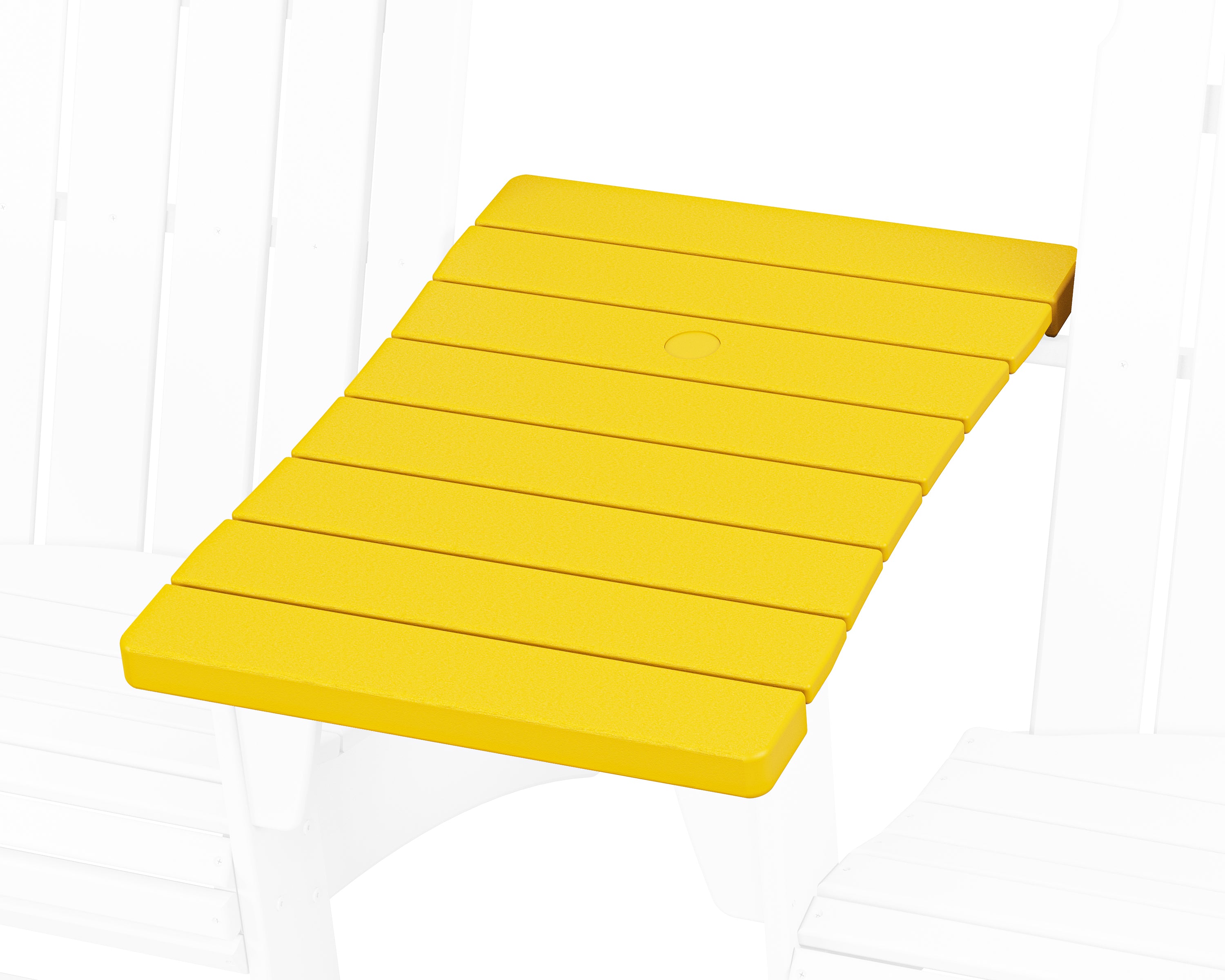 POLYWOOD® 600 Series Straight Adirondack Connecting Table in Lemon