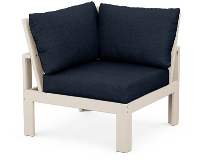 Unbranded Modular Corner Chair in Sand / Marine Indigo