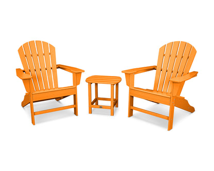 POLYWOOD® South Beach Adirondack 3-Piece Set in Tangerine